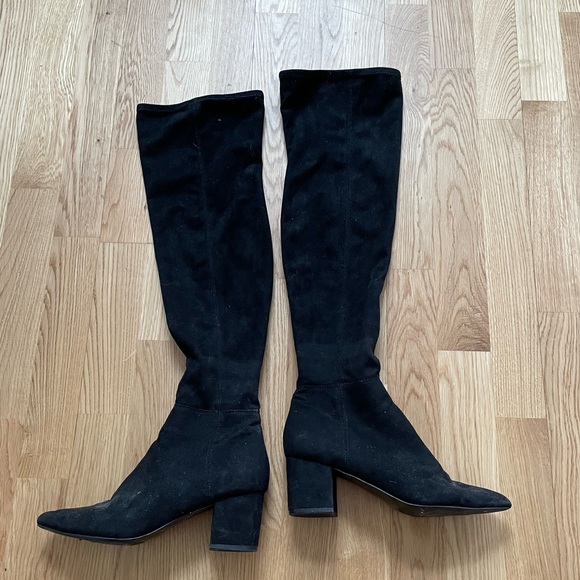 Steve Madden over the knee black boots - Picture 5 of 11